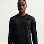 Nike Dri-FIT Legend Men's Long-Sleeve Fitness Top. Nike.com